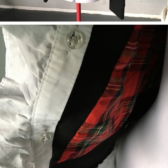 Oh Yes military Style Blazer, with ruffle, Small - Picture 3 of 5